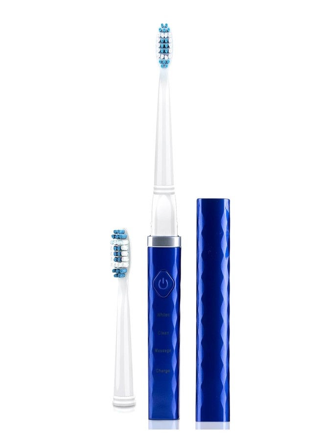 Pop Sonic USB Charge Anywhere Toothbrush (Navy) | Rechargeable Toothbrush w/Up to 40,000 Brush Strokes/Minute-Long-Lasting Dupont Nylon Bristles - Teens & Adult - Image 2